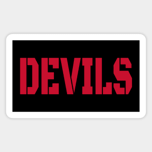 the devils Sticker